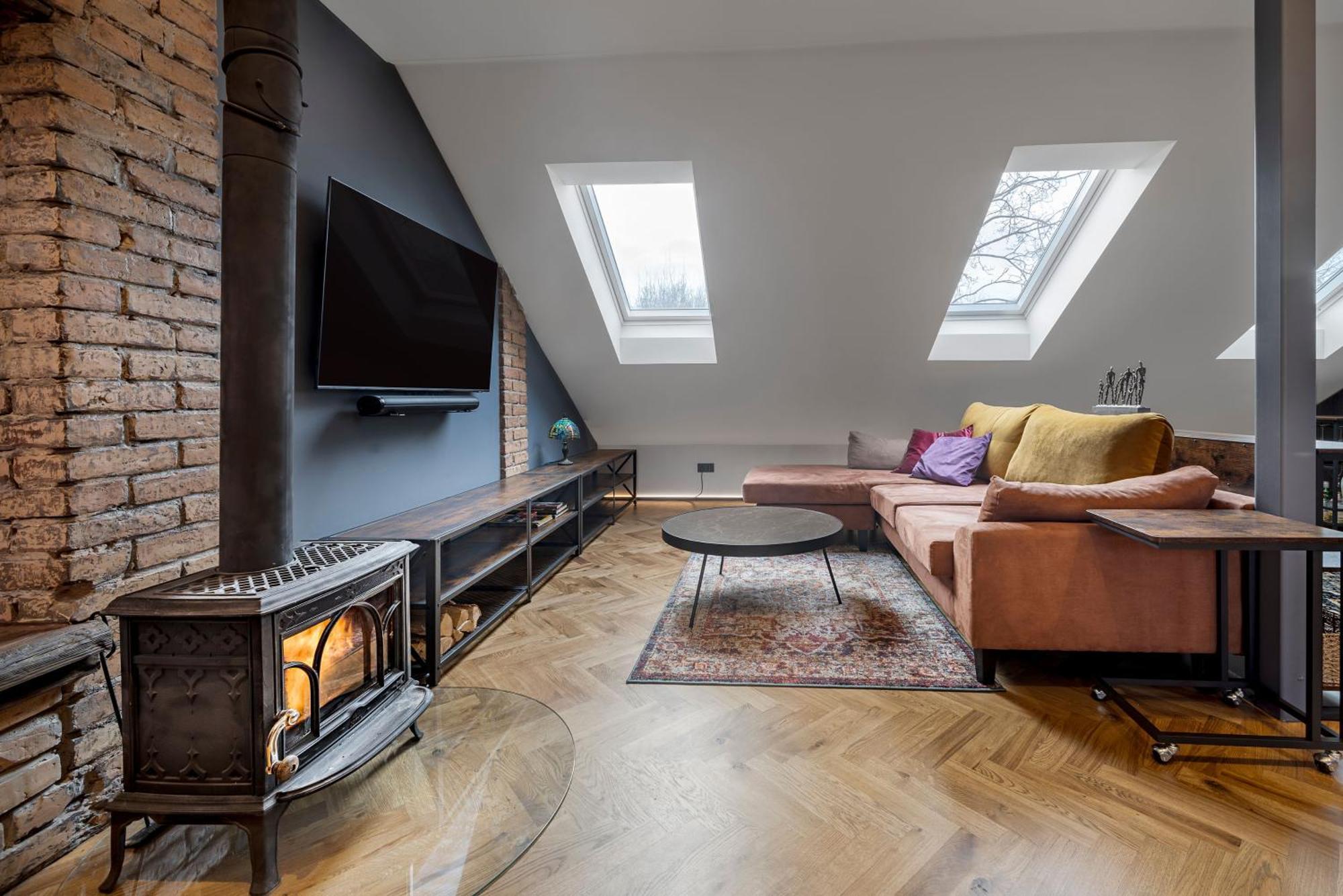 דירות וילנה Cozy Penthouse מראה חיצוני תמונה